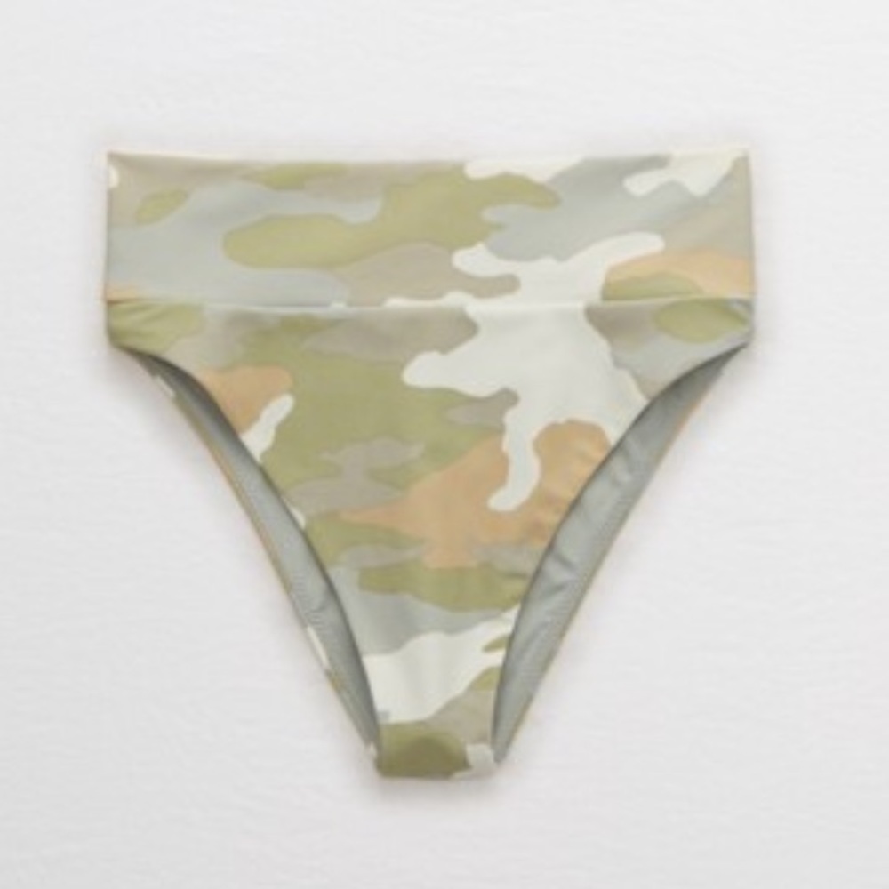 Aerie High Cut Cheeky Bikini Bottom